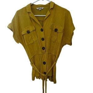 Blush Golden Yellow Shirt